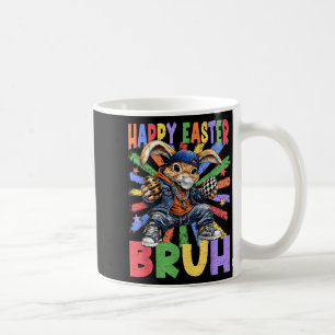 Mug Joyeuses Pâques Bruh Lapin de Pâques Chasse aux œu