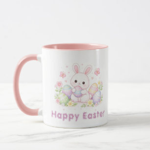 Mug Joyeuses Pâques Design de printemps - Lapin de Pâq