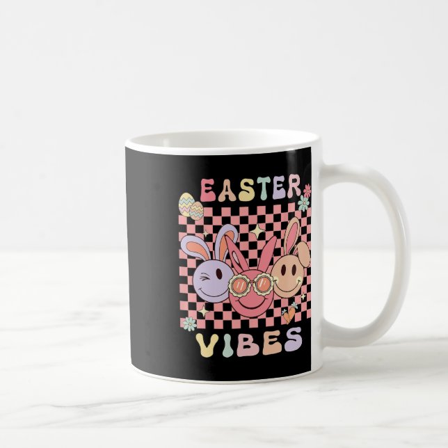 Mug Joyeuses Vibes de Pâques Bunnies Enfants Enfants J (Droite)