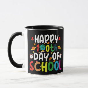 Mug Joyeux 100e jour de l'enseignant étudiant