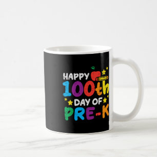 Mug Joyeux 100e jour de pré-maternelle Pomme 100 jours