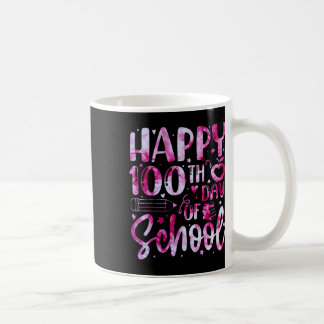 Mug Joyeux 100ème Jour De L'École Tie Dye Arc En Ciel