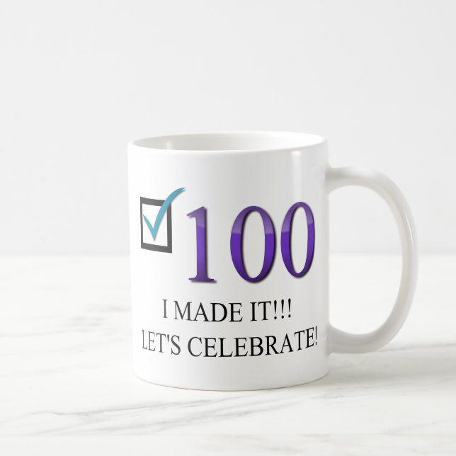 Mug Joyeux 100th anniversaire (Droite)