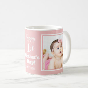 Mug Joyeux 1ère Fête des Mères 2 Photo Collage Béb