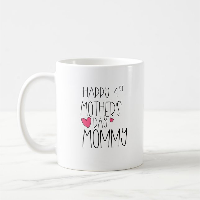 Mug Joyeux 1ère Fête des Mères Maman (Gauche)