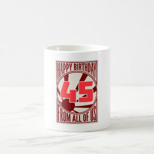 Mug Joyeux 45ème anniversaire