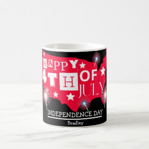 Mug Joyeux 4 juillet fête de l'Indépendance