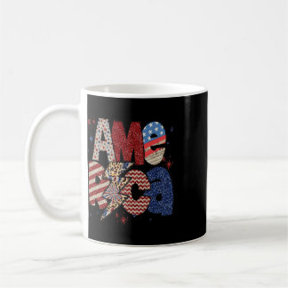 Mug Joyeux 4 juillet Léopard Drapeau américain Usa Pat
