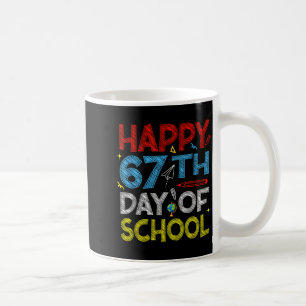 Mug Joyeux 67e jour d'école - Drôles d'élèves enseigna