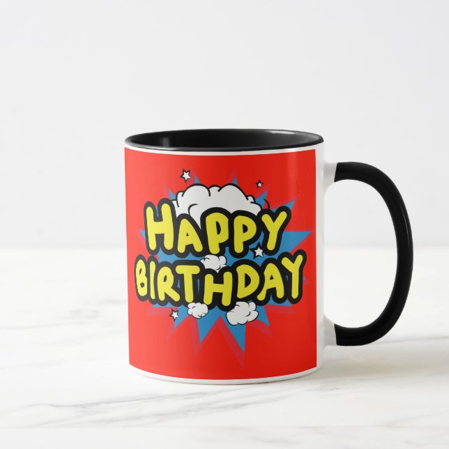 Mug Joyeux anniversaire (Droite)