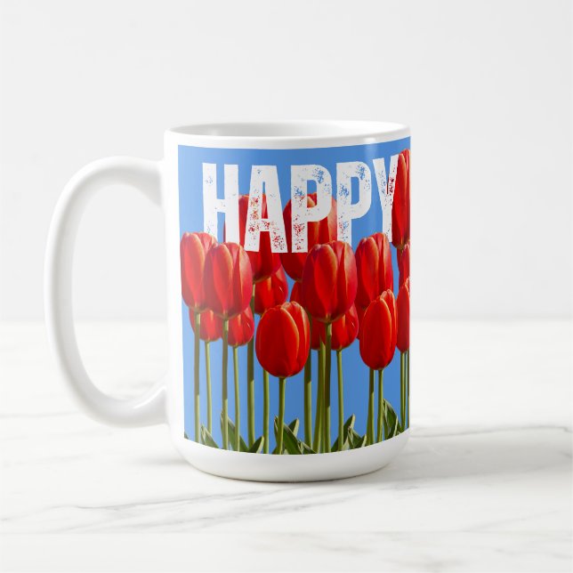 Mug Joyeux anniversaire 15 oz (Gauche)