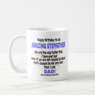 Mug Joyeux anniversaire à un Stepfather Extraordinaire