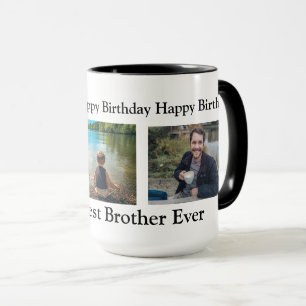 Mug Joyeux anniversaire au meilleur frère jamais