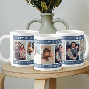 Mug Joyeux Anniversaire au Meilleur Papa du Monde Phot