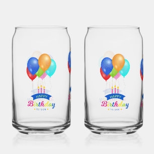 Mug Joyeux Anniversaire Ballons Colorés