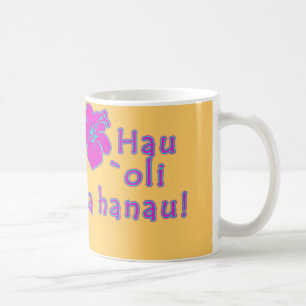 Mug Joyeux anniversaire dans le Hawaïen