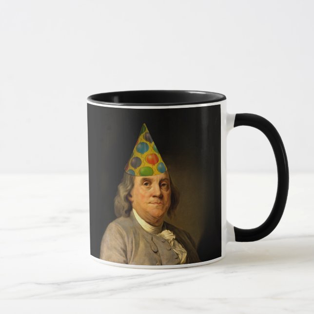 Mug Joyeux Anniversaire De Ben Franklin (Droite)