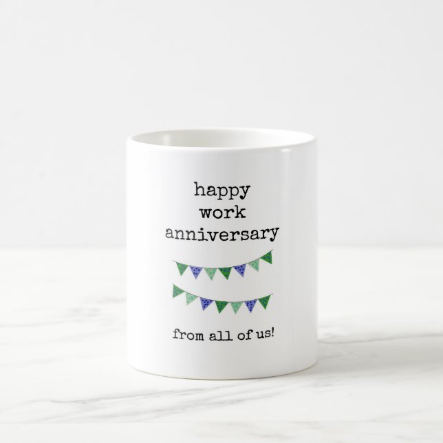 Mug Joyeux anniversaire du travail Mug, de nous tous (Centre)