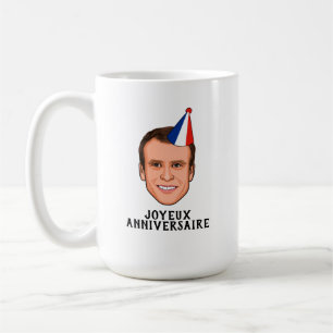 Mug JOYEUX ANNIVERSAIRE Emmanuel Macron Anniversaire