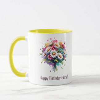 Mug Joyeux anniversaire Gloria