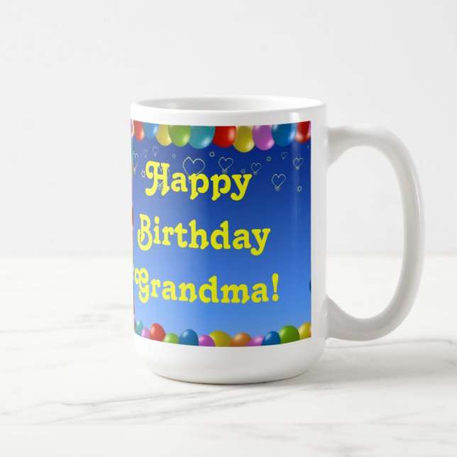 Mug Joyeux Anniversaire Grand (Droite)