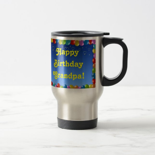 Mug Joyeux Anniversaire grand-père (Droit)