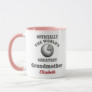 Mug Joyeux Anniversaire Meilleure grand-mère du monde 