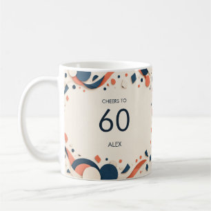 Mug Joyeux Anniversaire Milésime Corail Marine Confett