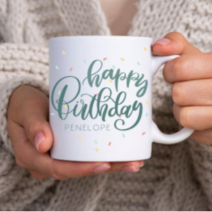 Mug Joyeux anniversaire personnalisé
