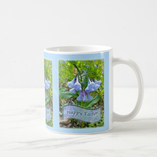 Mug Joyeux Bluebells de la Virginie de Pâques (Droite)