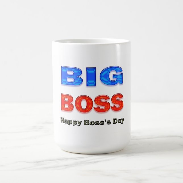 Mug Joyeux Boss's Day Big Boss (Centre)