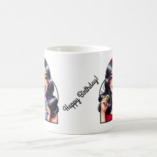 Mug Joyeux cadeau d'anniversaire avec une torsion humo