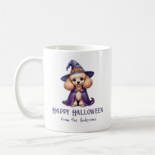 Mug Joyeux caniche Halloween