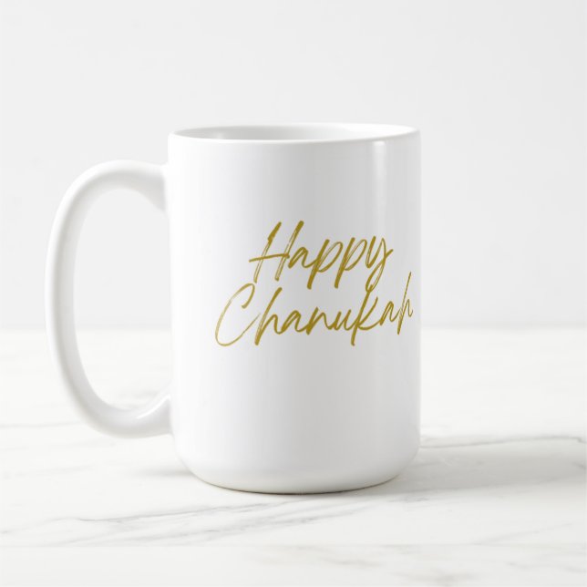 Mug Joyeux Chanukah Classic Mug, 15 oz (Gauche)