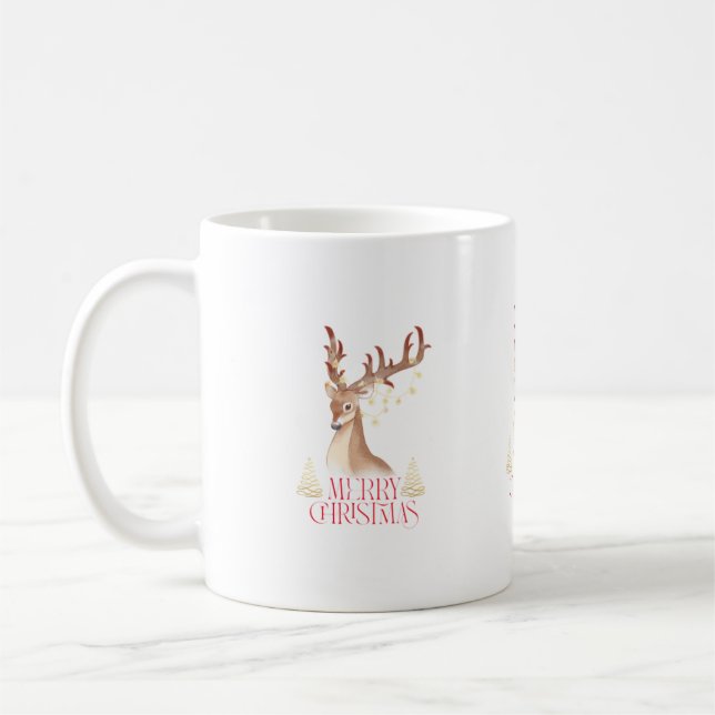Mug joyeux chemise de noël (Gauche)