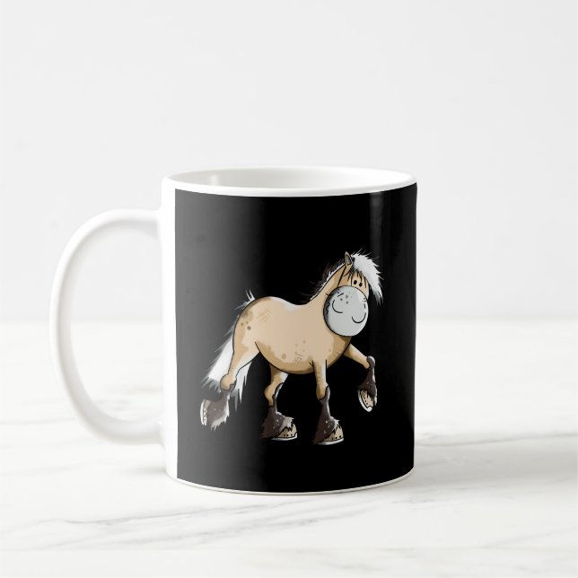 Mug Joyeux Cheval Norvégien I Cheval Fjord Pour Les Vo (Gauche)