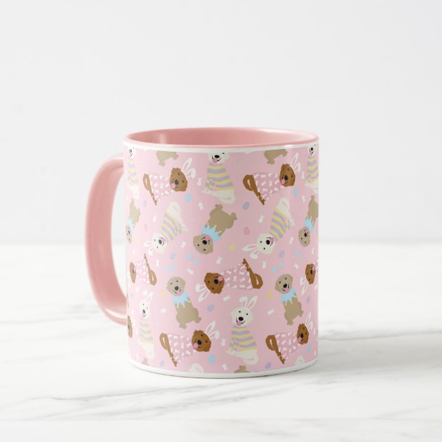 Mug Joyeux Chiens de Pâques (Devant gauche)