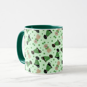 Mug Joyeux Chiens du Labrador Jour de la Saint Patrick