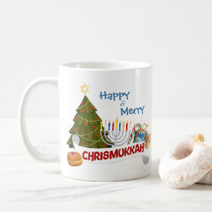 Mug Joyeux Chrismukkah, fête interconfessionnelle amus