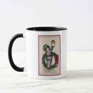Mug Joyeux ChristmasKid frappant avec une guirlande