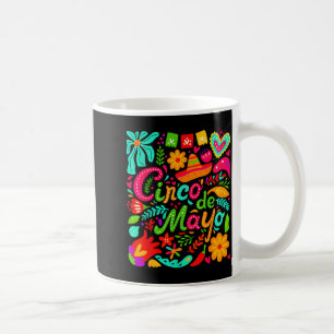 Mug Joyeux cinco de mayo floral tacos mexicains fiesta
