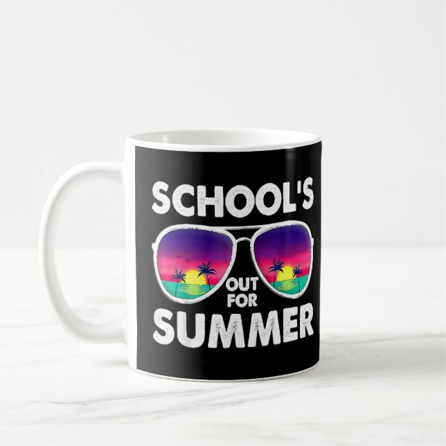 Mug Joyeux Dernier Jour De L'École Bonjour Enseignant  (Gauche)