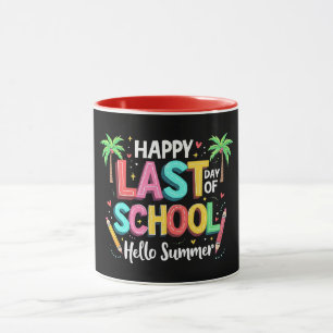 Mug Joyeux Dernier Jour De L'École Bonjour Été