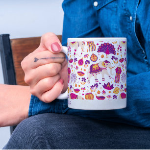Mug Joyeux Diwali Boug personnalisé pour café de thé