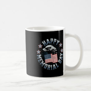 Mug Joyeux drapeau américain de l'aigle à tête blanche