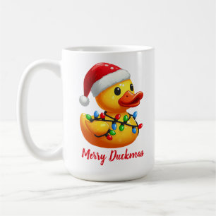 Mug Joyeux Duckmas, Père Noël Caoutchouc Noël