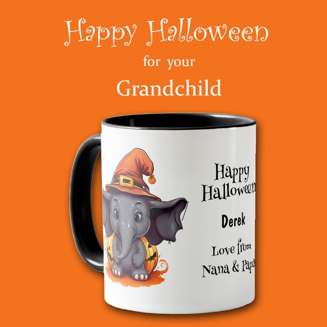 Mug Joyeux Enfants Eléphants Halloween (Créateur téléchargé)