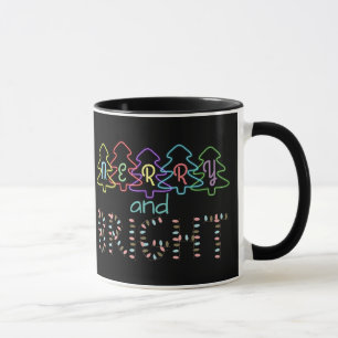 Mug Joyeux et brillants feux de Noël