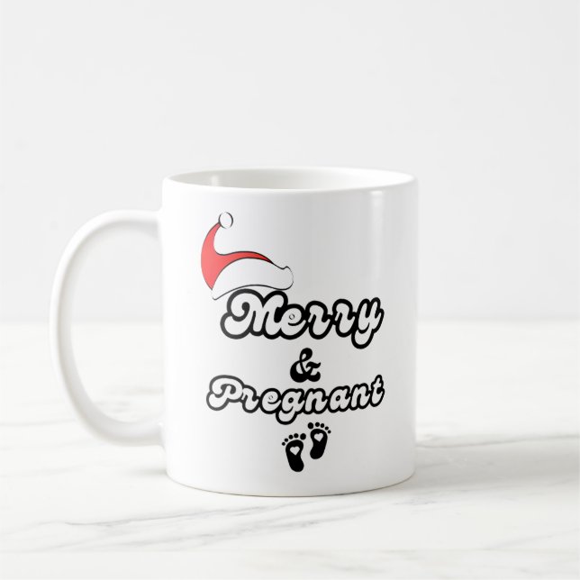 Mug Joyeux et enceinte (Gauche)