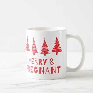 Mug Joyeux et enceinte à Noël